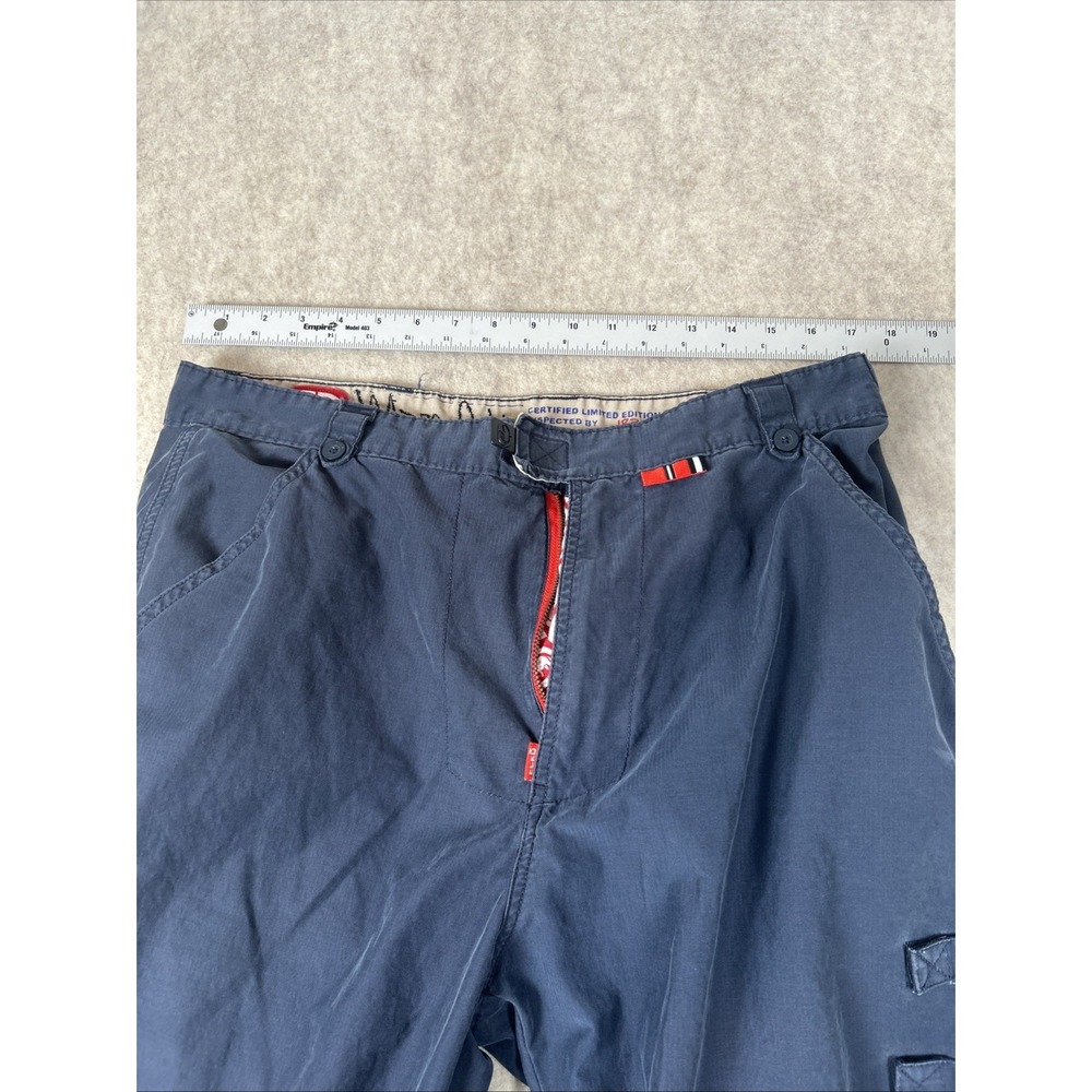 y2k ecko unltd Hiking Pants Blue Size 36 - Picture 3 of 7
